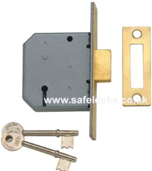 Union 2177 3 Lever Mortice Deadlock